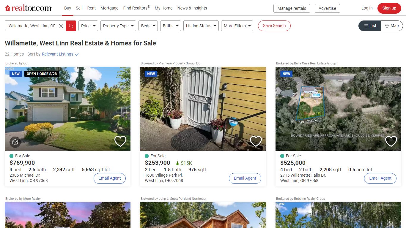 Willamette, West Linn Real Estate & Homes for Sale